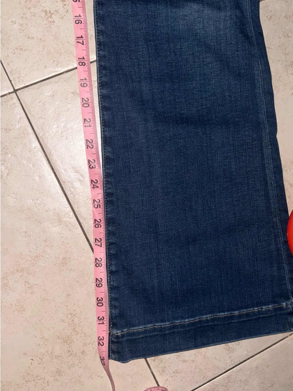 7 For All Mankind Dark Indigo Jeans with Gold Hardware - Picture 8 of 8